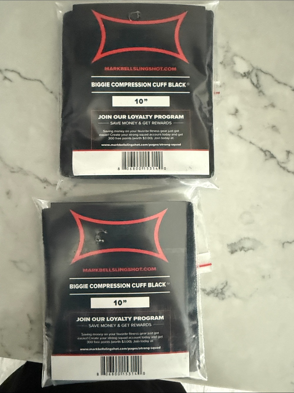 Mark Bell Sling Shot Biggie Compression Cuff - Black (10")
